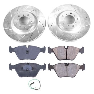 Callahan Brake Parts® - Drilled and Slotted Front Brake Kit