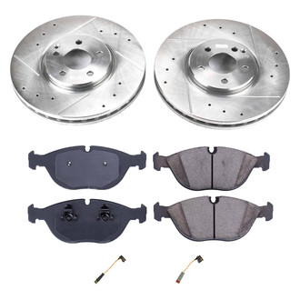 Callahan Brake Parts® - Drilled and Slotted Front Brake Kit