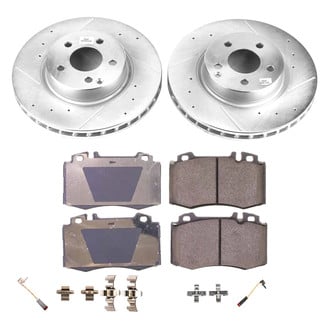Callahan Brake Parts® - Drilled and Slotted Front Brake Kit