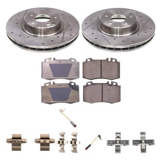 Callahan Brake Parts® - Drilled and Slotted Front Brake Kit