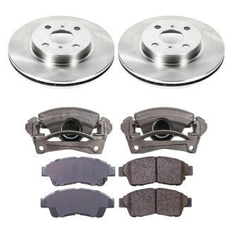 Callahan Brake Parts® - Plain Brake Kit with Calipers