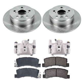 Callahan Brake Parts® - Plain Brake Kit with Calipers