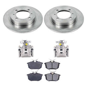 Callahan Brake Parts® - Plain Brake Kit with Calipers