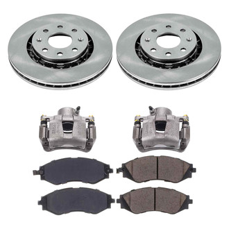 Callahan Brake Parts® - Plain Brake Kit with Calipers