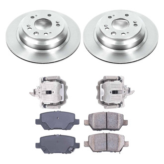 Callahan Brake Parts® - Plain Brake Kit with Calipers