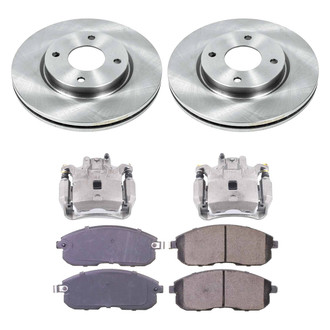 Callahan Brake Parts® - Plain Brake Kit with Calipers