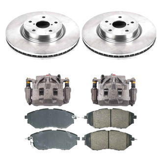 Callahan Brake Parts® - Plain Brake Kit with Calipers