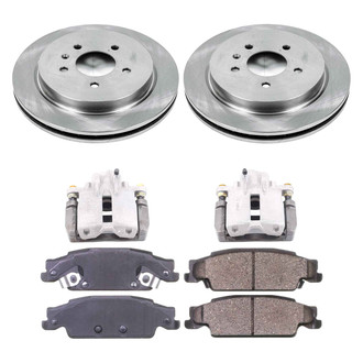 Callahan Brake Parts® - Plain Brake Kit with Calipers