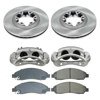 Callahan Brake Parts® - Plain Brake Kit with Calipers