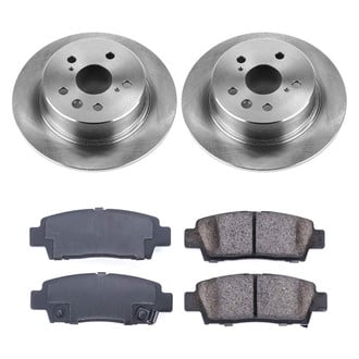 Callahan Brake Parts® - Plain Rear Brake Kit