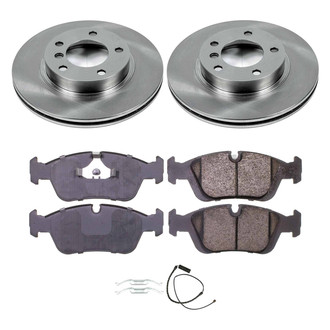 Callahan Brake Parts® - Plain Front Brake Kit