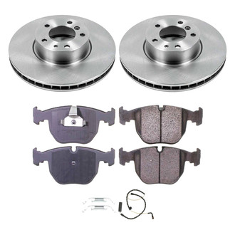 Callahan Brake Parts® - Plain Front Brake Kit