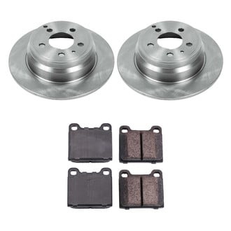 Callahan Brake Parts® - Plain Rear Brake Kit