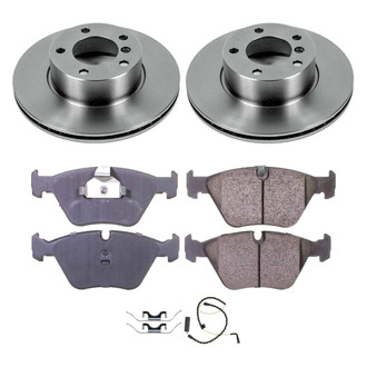 Callahan Brake Parts® - Plain Front Brake Kit