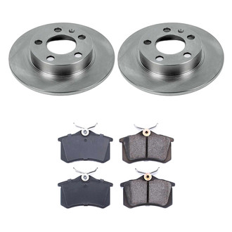 Callahan Brake Parts® - Plain Rear Brake Kit