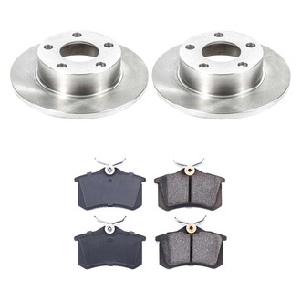 Callahan Brake Parts® - Plain Rear Brake Kit