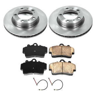 Callahan Brake Parts® - Plain Front Brake Kit