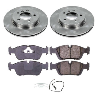 Callahan Brake Parts® - Plain Front Brake Kit