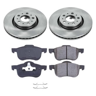 Callahan Brake Parts® - Plain Front Brake Kit