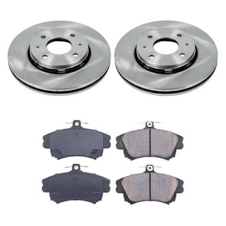 Callahan Brake Parts® - Plain Front Brake Kit