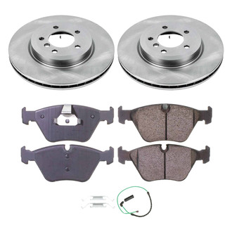 Callahan Brake Parts® - Plain Front Brake Kit