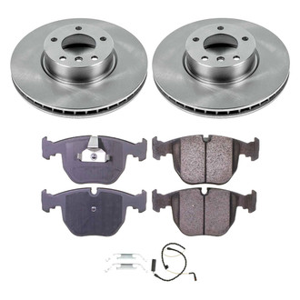 Callahan Brake Parts® - Plain Front Brake Kit