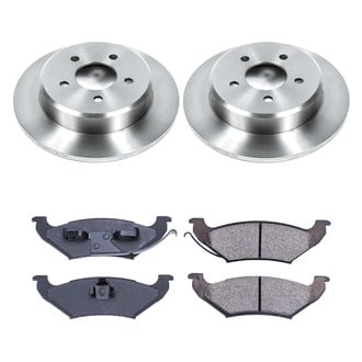 Callahan Brake Parts® - Plain Rear Brake Kit