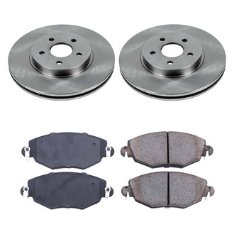 Callahan Brake Parts® - Plain Front Brake Kit