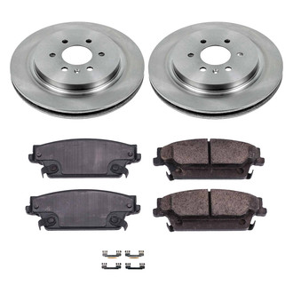 Callahan Brake Parts® - Plain Rear Brake Kit