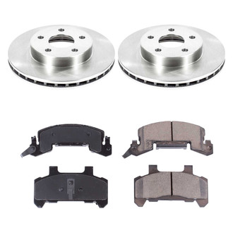 Callahan Brake Parts® - Plain Front Brake Kit