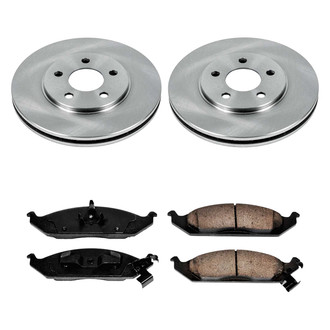 Callahan Brake Parts® - Plain Front Brake Kit