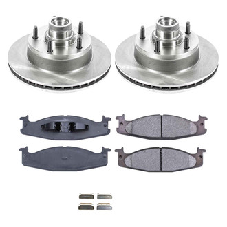 Callahan Brake Parts® - Plain Front Brake Kit