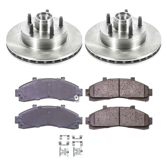 Callahan Brake Parts® - Plain Front Brake Kit
