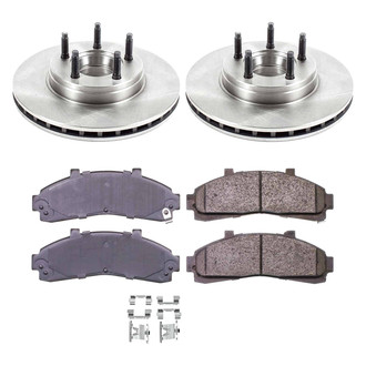 Callahan Brake Parts® - Plain Front Brake Kit
