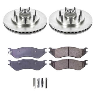Callahan Brake Parts® - Plain Front Brake Kit