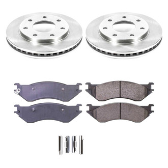 Callahan Brake Parts® - Plain Front Brake Kit