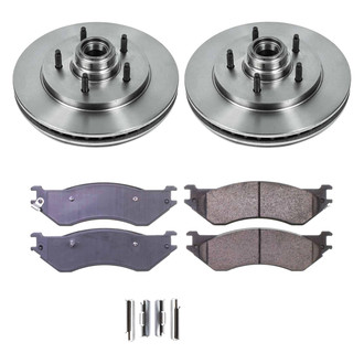 Callahan Brake Parts® - Plain Front Brake Kit