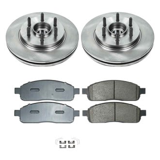 Callahan Brake Parts® - Plain Front Brake Kit