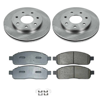 Callahan Brake Parts® - Plain Front Brake Kit