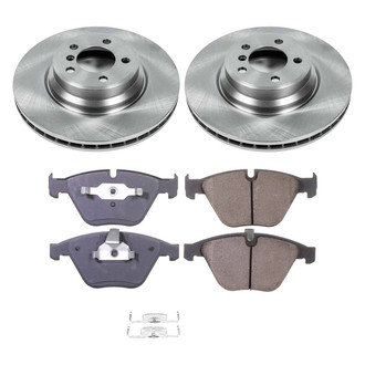 Callahan Brake Parts® - Plain Front Brake Kit