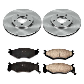 Callahan Brake Parts® - Plain Front Brake Kit