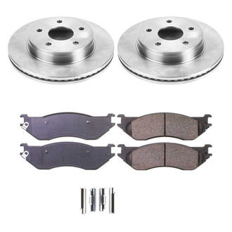 Callahan Brake Parts® - Plain Front Brake Kit