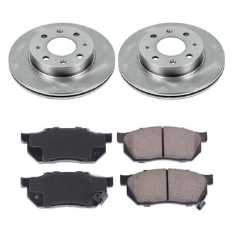 Callahan Brake Parts® - Plain Front Brake Kit