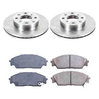 Callahan Brake Parts® - Plain Front Brake Kit