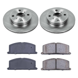 Callahan Brake Parts® - Plain Front Brake Kit
