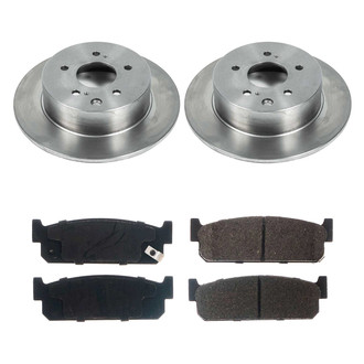 Callahan Brake Parts® - Plain Rear Brake Kit