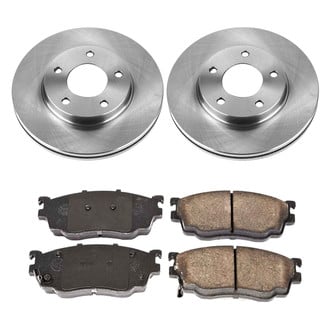 Callahan Brake Parts® - Plain Front Brake Kit