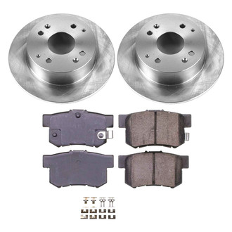 Callahan Brake Parts® - Plain Rear Brake Kit