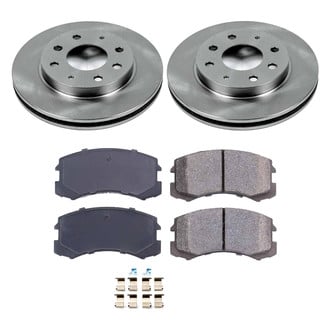 Callahan Brake Parts® - Plain Front Brake Kit