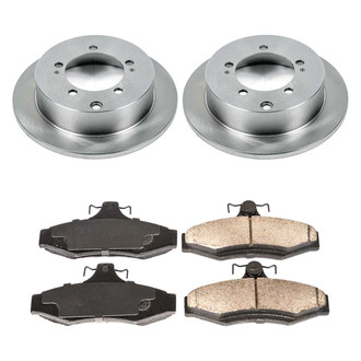 Callahan Brake Parts® - Plain Rear Brake Kit